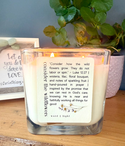 consider the wildflowers